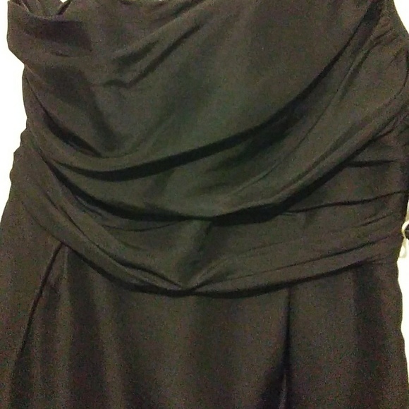 🎁NWT COREN MOORE 100% SILK ONE SHOULDER DRESS - Picture 3 of 8